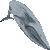 シロナガスクジラ　色数3色のアイコン
