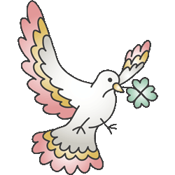 飛び立つ鳩 No 187 羽ばたくハトのイラスト アイコン 条件付フリー素材集 スマホなど携帯電話対応