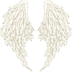 てんしのつばさ　色数2色＜291 天使の翼のイラスト／条件付無料素材