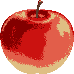 ペイントタッチりんご