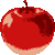 少色赤りんご　色数3色のアイコン