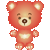 赤熊　色数4色（グラデーションあり）のアイコン