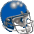 アメリカンフットボール青ヘルメット　色数5色のアイコン