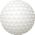 ゴルフボール　色数2色（グラデーションあり）のアイコン