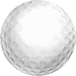 多色ゴルフボール　色数5色＜276 ブラシタッチゴルフボールのイラスト／条件付フリー素材