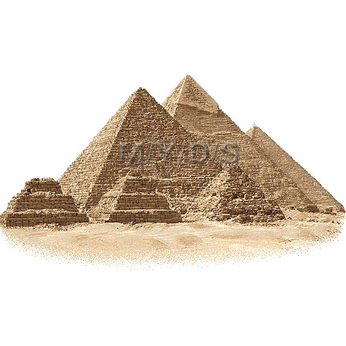 ピラミッドのイラスト／条件付フリー素材集