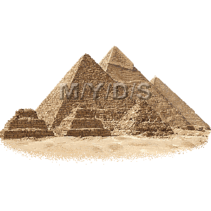 ピラミッドのイラスト／無料素材集（条件付）