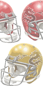 アメリカンフットボールヘルメットの壁紙／非営利無料イラスト
