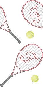 テニスラケットの壁紙／非営利無料イラスト