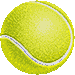 テニスのボールのアイコン
