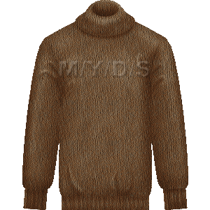 タートルネックセーターのイラスト／無料素材集（条件付）