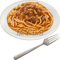 スパゲッティ ミートソース ボロネーゼ のイラスト 条件付フリー素材集