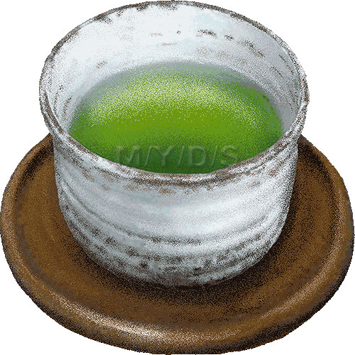 日本茶のイラスト／条件付フリー素材集