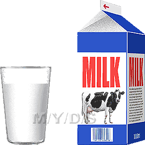 ミルクのイラスト／無料素材集（条件付）