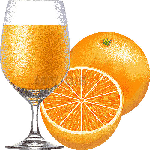 オレンジジュースのイラスト／条件付フリー素材集