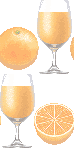 オレンジジュースの壁紙／フリー画像