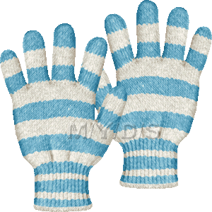 編み手袋 (knit gloves)／フリー素材集