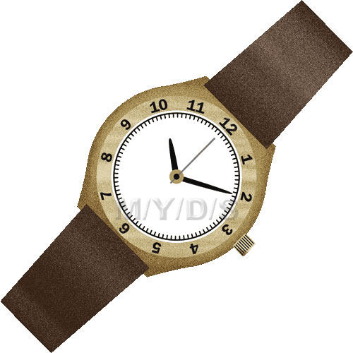 腕時計（リスト ウォッチ）のイラスト・条件付フリー素材集