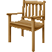 ひじ掛け椅子のアイコン