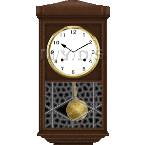 振り子時計のイラスト／無料素材集（条件付）