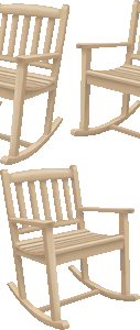 揺り椅子の壁紙／フリー画像