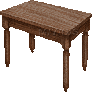 木製テーブル／フリー素材集