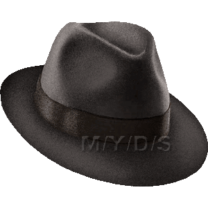 ソフト帽 ボルサリーノ ギャング帽子のイラスト 条件付フリー素材集