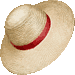 麦わら帽子のアイコン