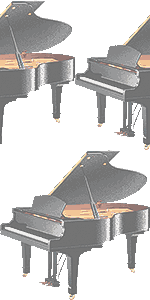 グランドピアノの壁紙／非営利無料イラスト