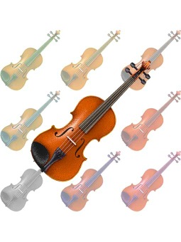 バイオリン（ヴァイオリン）のポストカード／無料イラスト