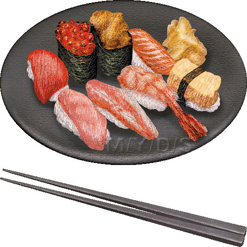 握り寿司のイラスト 条件付フリー素材集