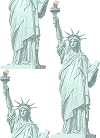自由の女神像の壁紙／非営利無料イラスト