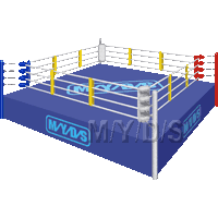 ボクシングのリングのイラスト／フリー素材（条件付）