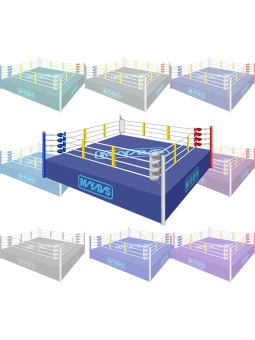 格闘技のリング（ボクシング）のポストカード／無料イラスト