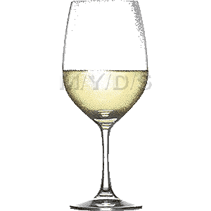 ワイングラス（白ワイン）のイラスト／無料素材集（条件付）