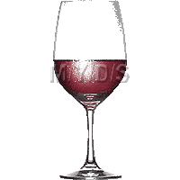 ワイングラス（白ワイン）／無料素材集