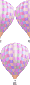 熱気球の壁紙／非営利無料イラスト