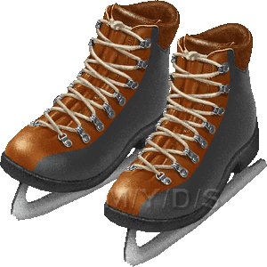 スケート靴のイラスト／無料素材集（条件付）