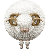 羊（年賀状素材）／無料素材集