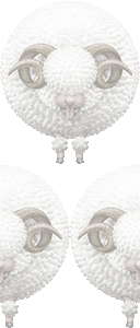 羊の壁紙／非営利無料イラスト