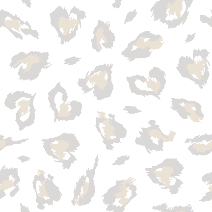豹柄（ハート型）のイラストパターン