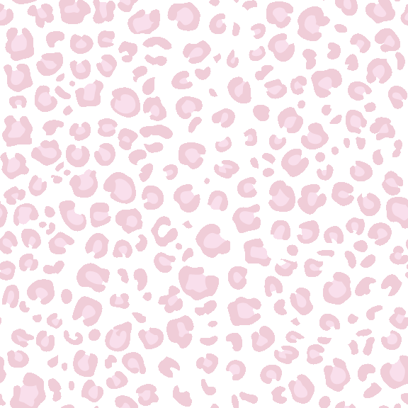 181 ピンクの豹柄＞ヒョウ柄（レオパードプリント）のテキスタイル図案／非商用無料イラスト