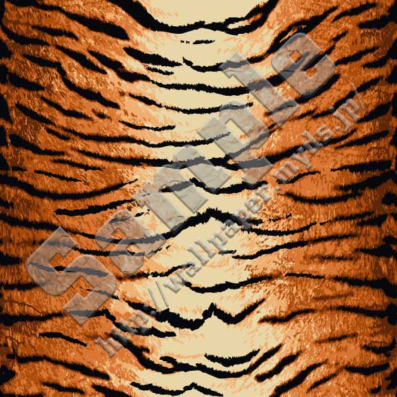 リアルタッチ虎の毛皮の壁紙サンプル