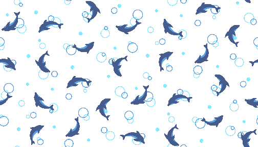 シンプル海豚＜イルカのイラスト壁紙／条件付フリー素材