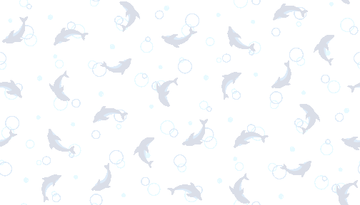 035 シンプルイルカ＞海豚（いるか）のテキスタイル図案／非商用無料イラスト