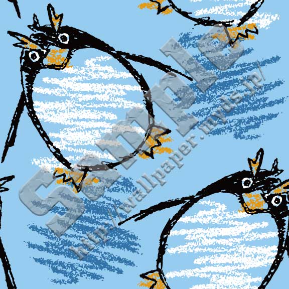 ペンギン＜157 イワトビペンギン＞の背景画像・壁紙