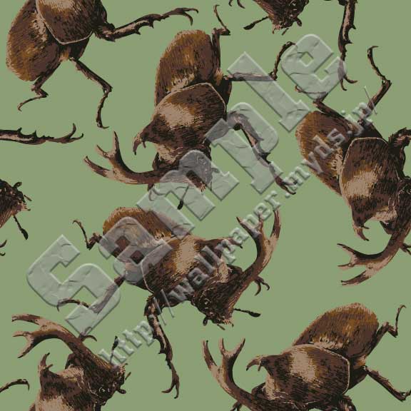 カブトムシ＜059 リアルカブト虫＞の背景画像・壁紙