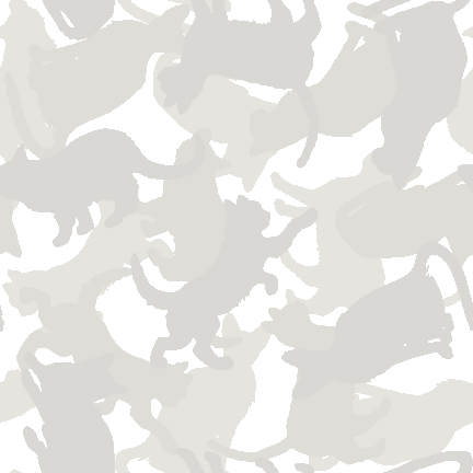 ネコの迷彩柄のイラストパターン