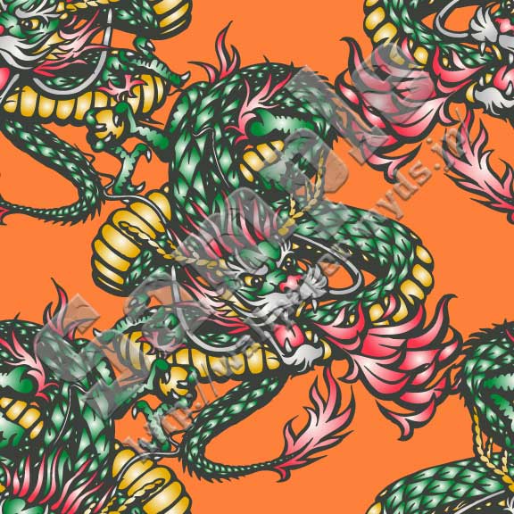 龍（東洋系ドラゴン）＜200 ファイヤードラゴン＞の背景画像・壁紙