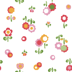 ボカシ中花＜花柄（中）のイラスト壁紙／条件付フリー素材